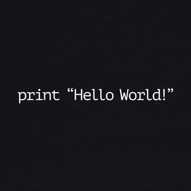 Python Programmer - Hello World by vladocar